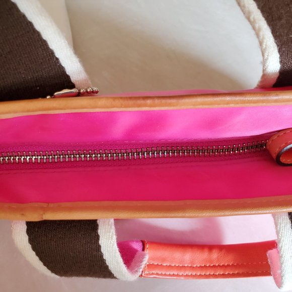 Euc Vintage Rare Coach Hampton Y2k Pink Tote Bag Purse c - Picture 3 of 13